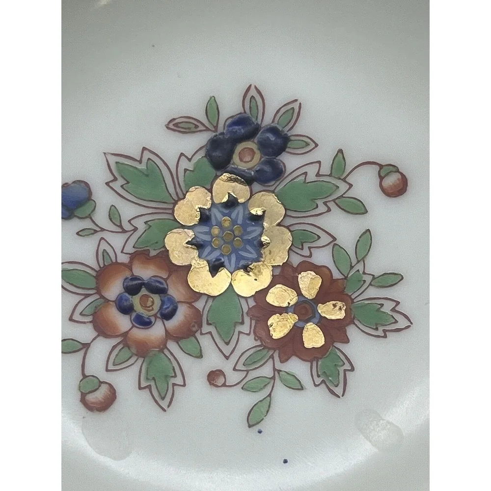 Vintage Noritake Morimura Porcelain Candy Fruit Pedestal Dish Bowl